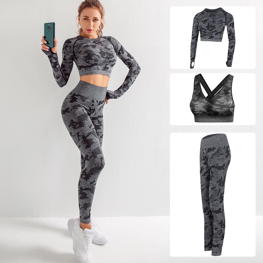 Tracksuits High Quality Brand Designer Womens Cotton Yoga Suit Long Sleeve Sportwear Fitness Gymshark Sport three Piece set 3pcs outfits bra yogaworld lu align pant, Green
Tracksuits High Quality Brand Designer Womens Cotton Yoga Suit Long Sleeve Sportwear Fitness Gymshark Sport three Piece set 3pcs outfits bra yogaworld lu align pant, Green