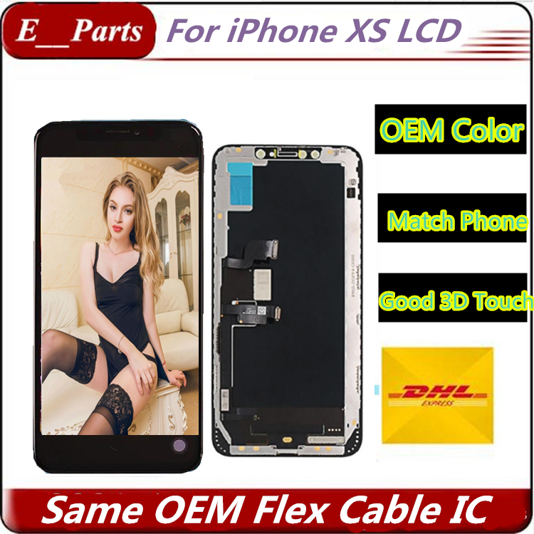 High Quality For iPhone XS LCD Display For iPhone XS Display touch digitizer Screen Replacement with Retail Box
High Quality For iPhone XS LCD Display For iPhone XS Display touch digitizer Screen Replacement with Retail Box