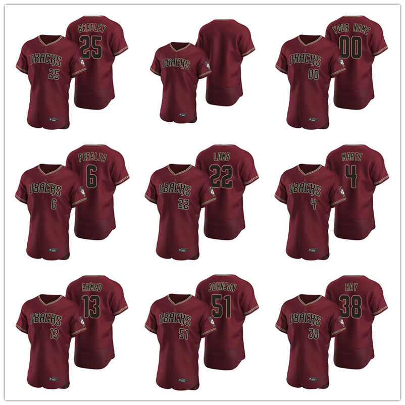 Arizona Diamondbacks Men Women Youth 6 David Peralta 22 Jake Lamb Authentic 2020 Alternate baseball Jersey, Black
Arizona Diamondbacks Men Women Youth 6 David Peralta 22 Jake Lamb Authentic 2020 Alternate baseball Jersey, Black