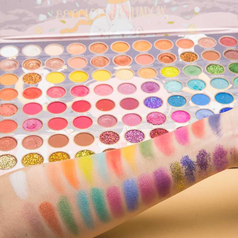 Eye Shadow 88 Color Professional Eyeshadow Palette Shimmer Pigmented Waterproof Makeup Maquiagem Paleta