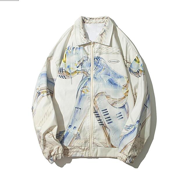 Autumn Print Jackets Mens Hip Hop Streetwear Casual Jacket Coat 2020 Cotton Windbreaker Track Jacket, White
Autumn Print Jackets Mens Hip Hop Streetwear Casual Jacket Coat 2020 Cotton Windbreaker Track Jacket, White