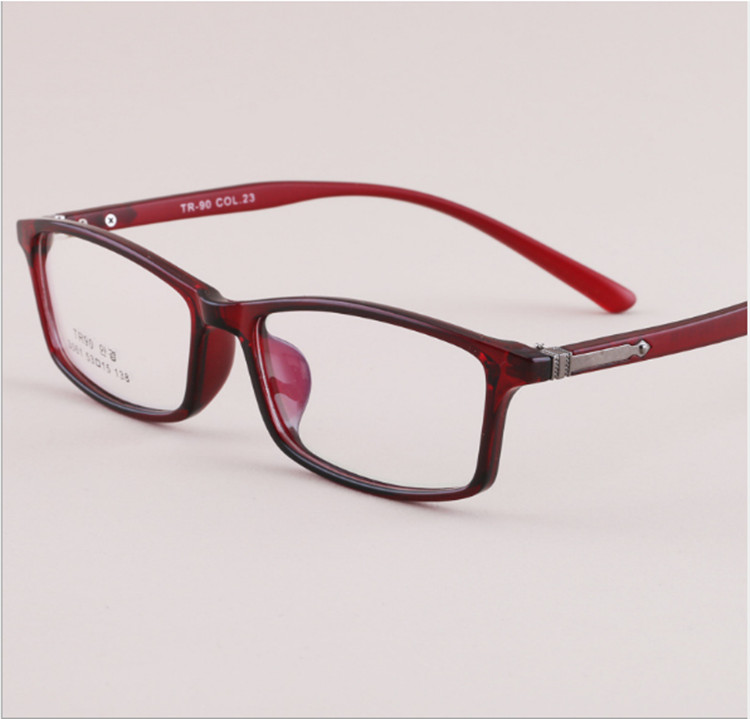 2020 Wholsesale Korea fashion TR90 glasses frame super light optical prescription full-rim glasses 3061 with vintage decoration eyeglasses
