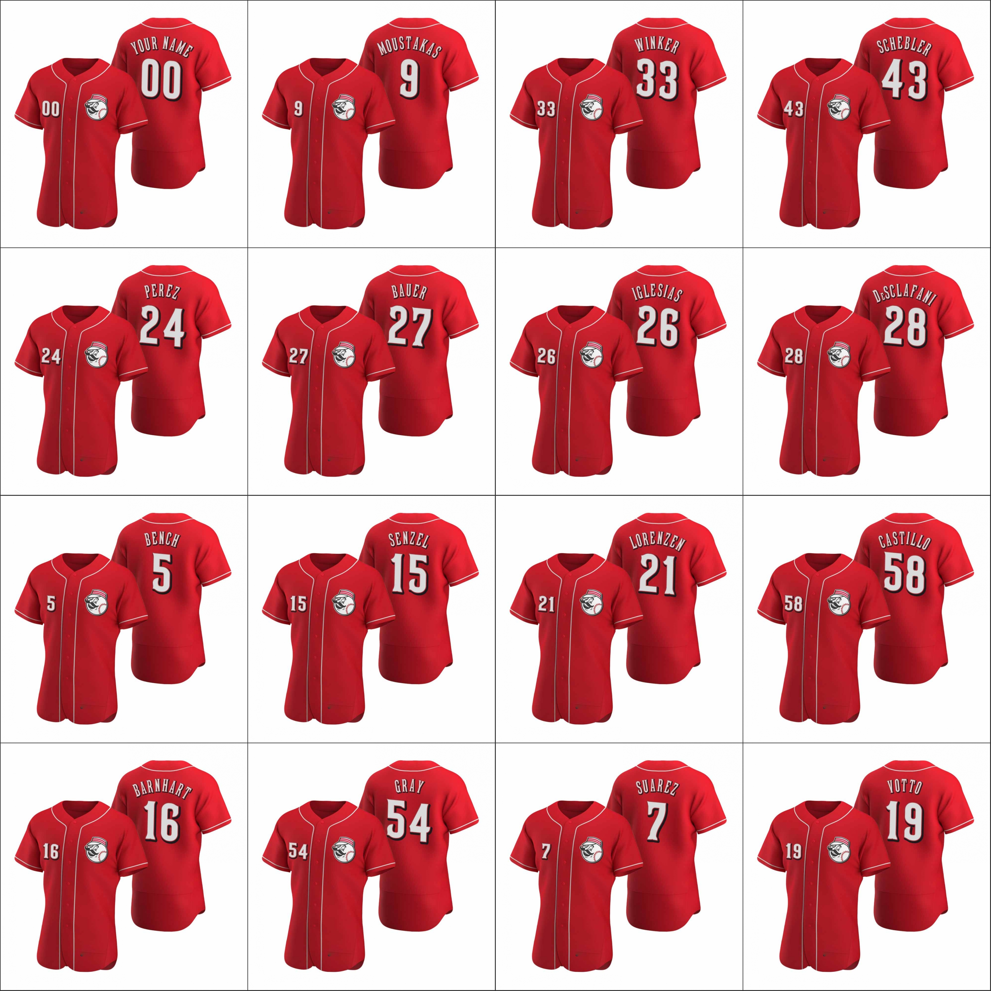 Cincinnati Reds Men #7 Eugenio Suarez 27 Trevor Bauer 5 Johnny Bench Women Youth Custom Scarlet Authentic 2020 Alternate Jersey, 12
Cincinnati Reds Men #7 Eugenio Suarez 27 Trevor Bauer 5 Johnny Bench Women Youth Custom Scarlet Authentic 2020 Alternate Jersey, 12