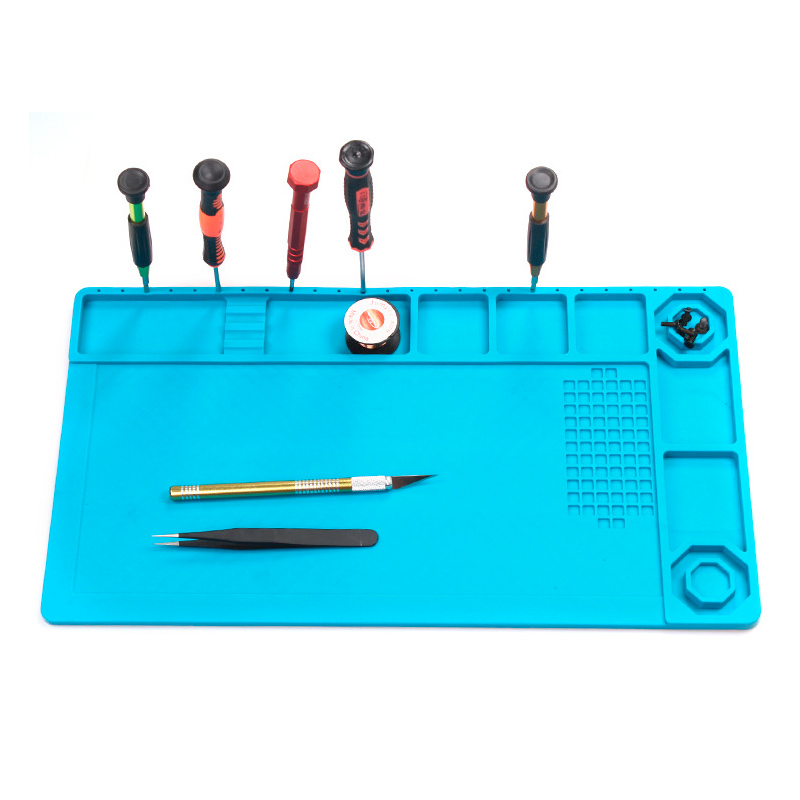 ESD Heat Insulation Working Mat Heat-resistant BGA Soldering Station Repair Insulation Pad Insulator Pad Maintenance Platform
ESD Heat Insulation Working Mat Heat-resistant BGA Soldering Station Repair Insulation Pad Insulator Pad Maintenance Platform