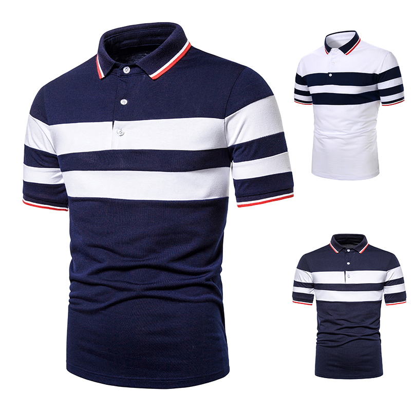 Men Short Sleeve Tops Fashion Collocation Crossborder Two Color Splicing Lapels Men Short Sleeve T-shirt, Db10 red
Men Short Sleeve Tops Fashion Collocation Crossborder Two Color Splicing Lapels Men Short Sleeve T-shirt, Db10 red