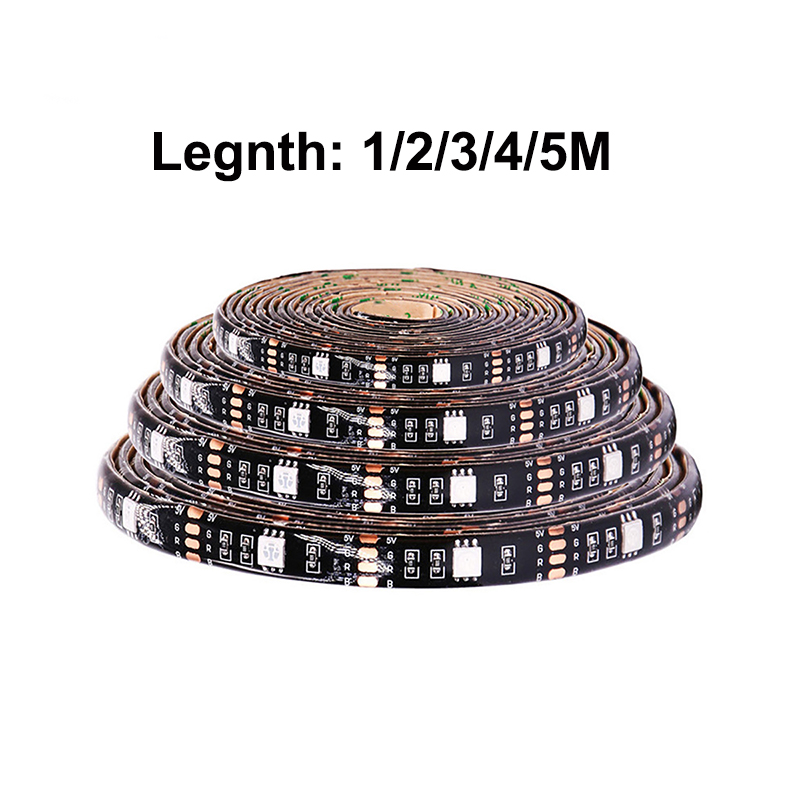 LED TV Backlight Strip DC5V SMD5050 1M 2M 3M 4M 5M USB Cable Power Flexible RGB Bluetooth Smart Background Tape Lighting