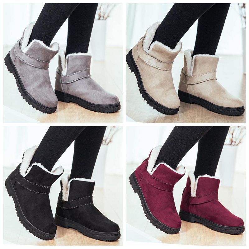 Snow Boots Woman Winter Ankle Botas Boots Non-slip Flat Booties Keep Warm Ladies Fashion Sheepskin Shoes Women Casual Shoes CGY280, As pics
Snow Boots Woman Winter Ankle Botas Boots Non-slip Flat Booties Keep Warm Ladies Fashion Sheepskin Shoes Women Casual Shoes CGY280, As pics