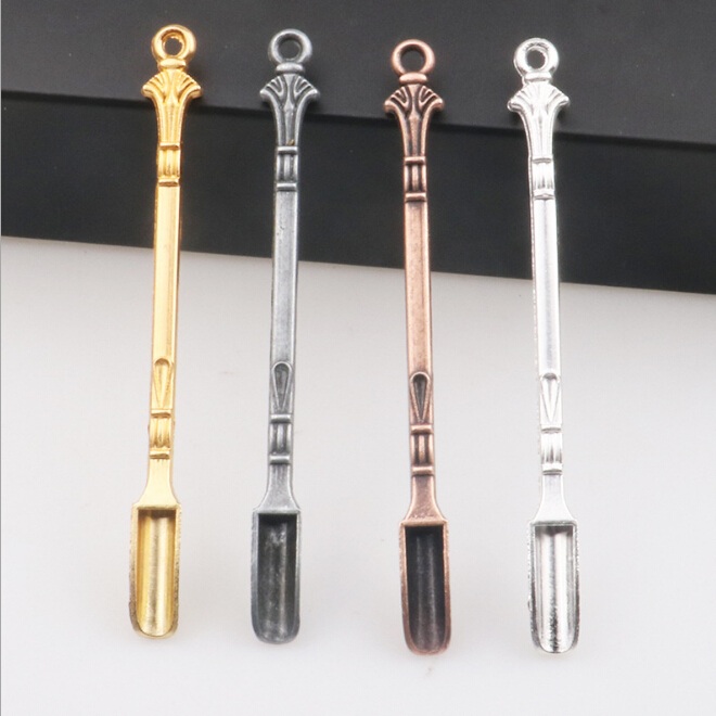 Mini Dabber Tool Silver Gold Copper Gunmetal Metal Shovel Wax Dab Tool 80x6mm Reusable Concentrate Spoon Vaporizer Smoking Accessories
Mini Dabber Tool Silver Gold Copper Gunmetal Metal Shovel Wax Dab Tool 80x6mm Reusable Concentrate Spoon Vaporizer Smoking Accessories
