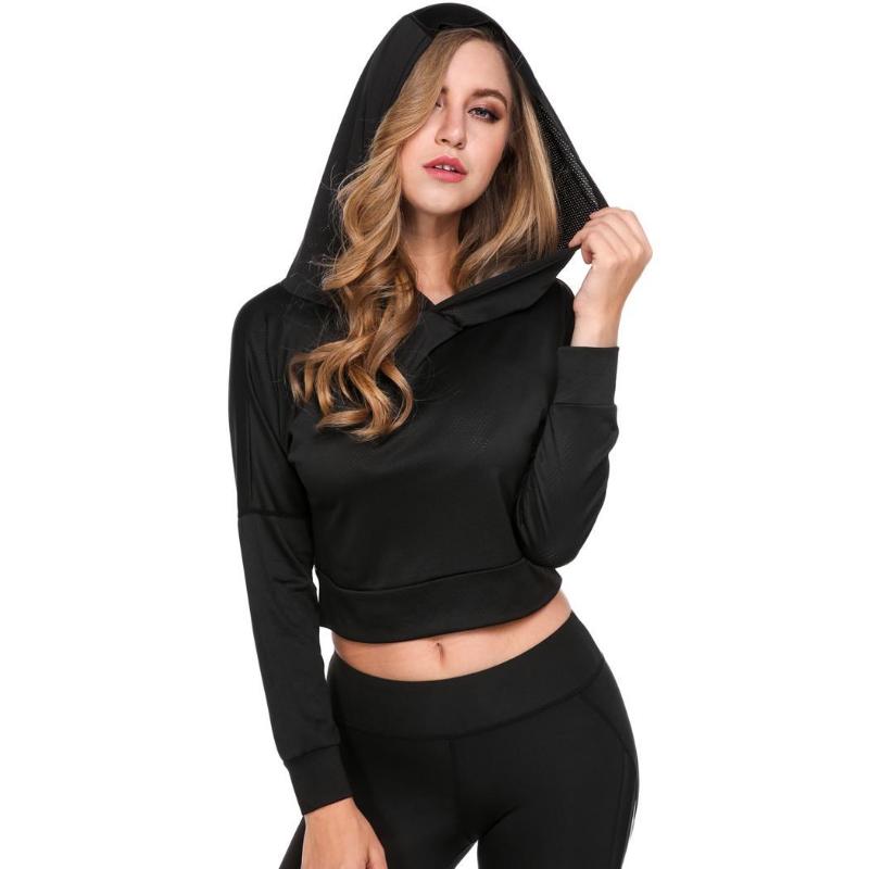 Women Long Sleeve Pullover Hoodie Top Cropped Breathable solid Sports hooded sweatshirt female spring autumn coat, Rr
Women Long Sleeve Pullover Hoodie Top Cropped Breathable solid Sports hooded sweatshirt female spring autumn coat, Rr
