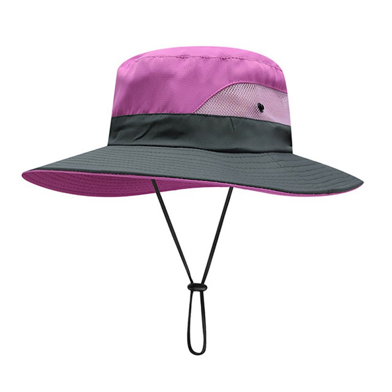 Women Outdoor Hiking Bucket Hat Quick Drying Breathable Sunshade UV Protection Wide Brim Ponytail Cap With Chain Strap
Women Outdoor Hiking Bucket Hat Quick Drying Breathable Sunshade UV Protection Wide Brim Ponytail Cap With Chain Strap
