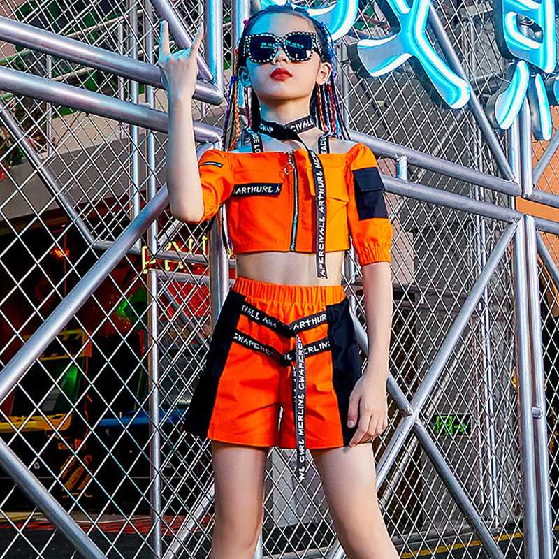 2020 Girls Jazz Costumes Hip Hop Kids Crop Top Shorts Street Dance Clothes Ballroom Rave Dance Performance Stage Outfit BL4303, Top pant necklet
2020 Girls Jazz Costumes Hip Hop Kids Crop Top Shorts Street Dance Clothes Ballroom Rave Dance Performance Stage Outfit BL4303, Top pant necklet
