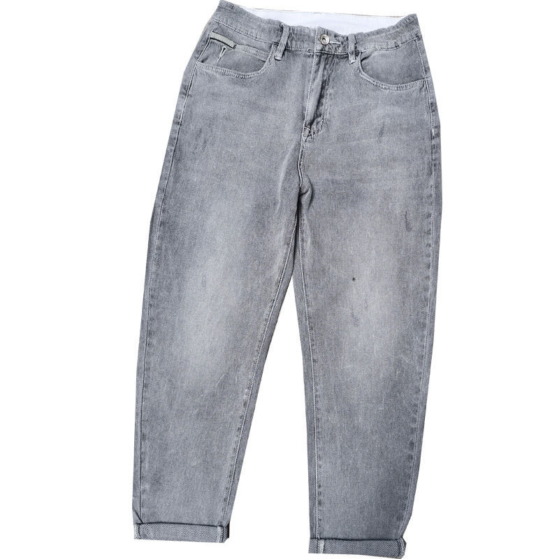 2020 New Men Streetwear Vintage gray Loose Jeans Male Simple Style Cotton Ankle-length Harem Pants Casual Straight Denim pants
2020 New Men Streetwear Vintage gray Loose Jeans Male Simple Style Cotton Ankle-length Harem Pants Casual Straight Denim pants