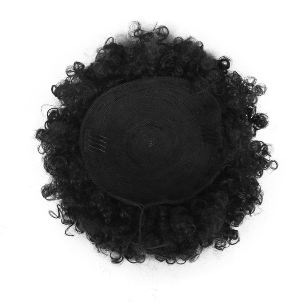Afro Kinky Curly Ponytail African American Short Wrap Remy Hair Drawstring Puff Pony Tail Clip in Hair Extensions 120g Aviable