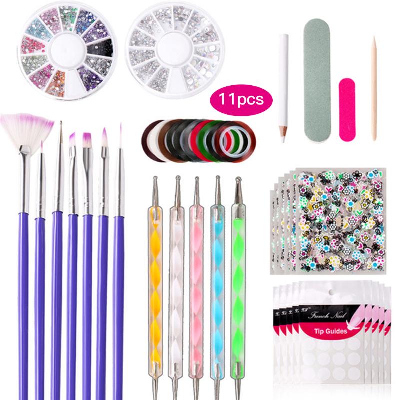 11Pcs Nail Art Point Drill Set Finger Drawing Brush Pen Manicure Tool Kit for Beginner
11Pcs Nail Art Point Drill Set Finger Drawing Brush Pen Manicure Tool Kit for Beginner