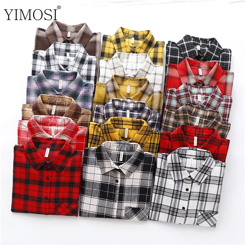 2020 New Spring Autumn Plaid Print Shirt Blouse Casual Long Sleeve Cotton Shirts Harajuku Loose White Tops, Cxq01-1
2020 New Spring Autumn Plaid Print Shirt Blouse Casual Long Sleeve Cotton Shirts Harajuku Loose White Tops, Cxq01-1