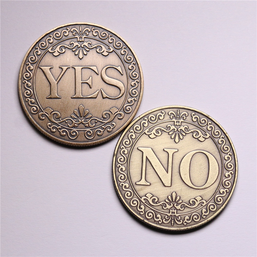 UK Collection Coin three-dimensional YES Or NO Embossed Bronze Lucky Gold Coins~Free ShippingHigh Quality challenge souvenir coin
UK Collection Coin three-dimensional YES Or NO Embossed Bronze Lucky Gold Coins~Free ShippingHigh Quality challenge souvenir coin