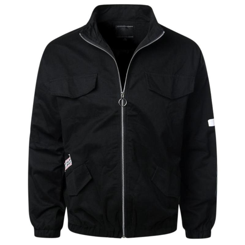 New Men 2020 Fashion Casual Autumn Winter Long Sleeve Warm Zip Pocket Slim Fit Solid Coat Outwear Wind Bomber Baseball Jacket, Black
New Men 2020 Fashion Casual Autumn Winter Long Sleeve Warm Zip Pocket Slim Fit Solid Coat Outwear Wind Bomber Baseball Jacket, Black