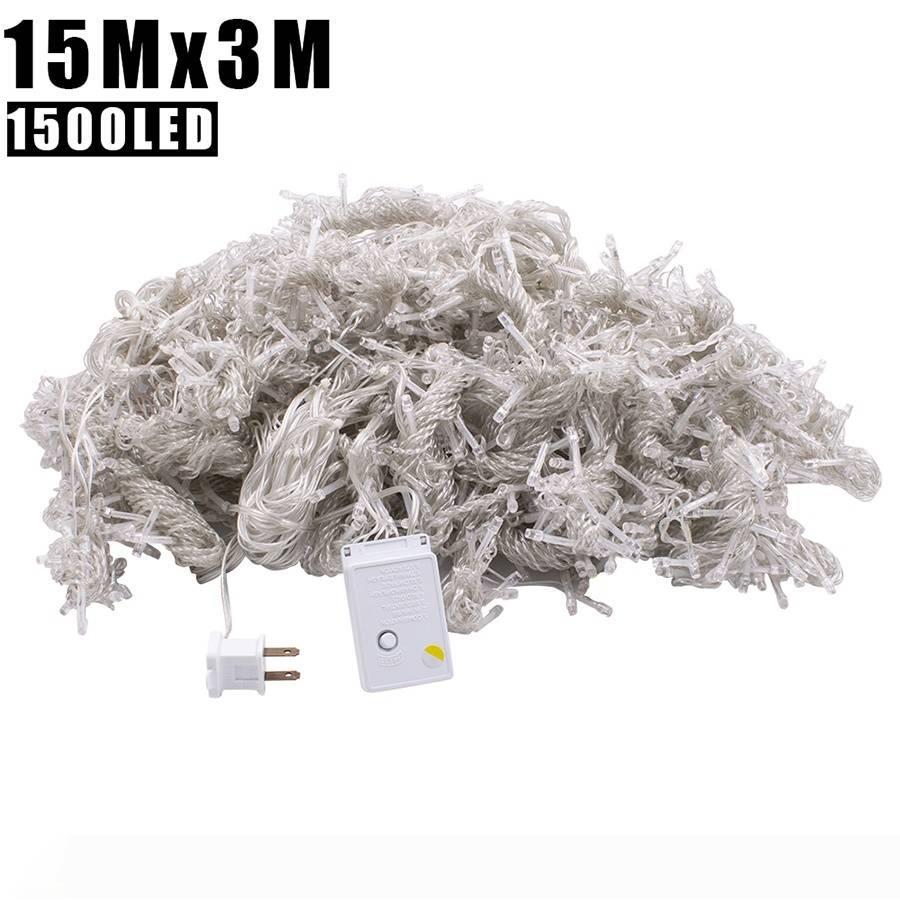 Holiday Lighting 15M x 3M Warm White Romantic Christmas Strings Wedding Outdoor Curtain LED String Light
Holiday Lighting 15M x 3M Warm White Romantic Christmas Strings Wedding Outdoor Curtain LED String Light