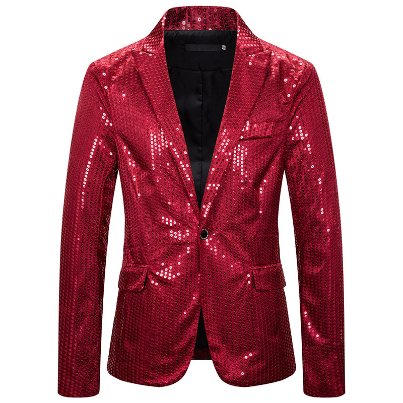 Men' Suits & Blazers Glitter Sequin For Men Stage Performance Red Shiny Singer One Piece Suit Jacket 2021 Man Fashion Clothes -2XL, Black
Men' Suits & Blazers Glitter Sequin For Men Stage Performance Red Shiny Singer One Piece Suit Jacket 2021 Man Fashion Clothes -2XL, Black