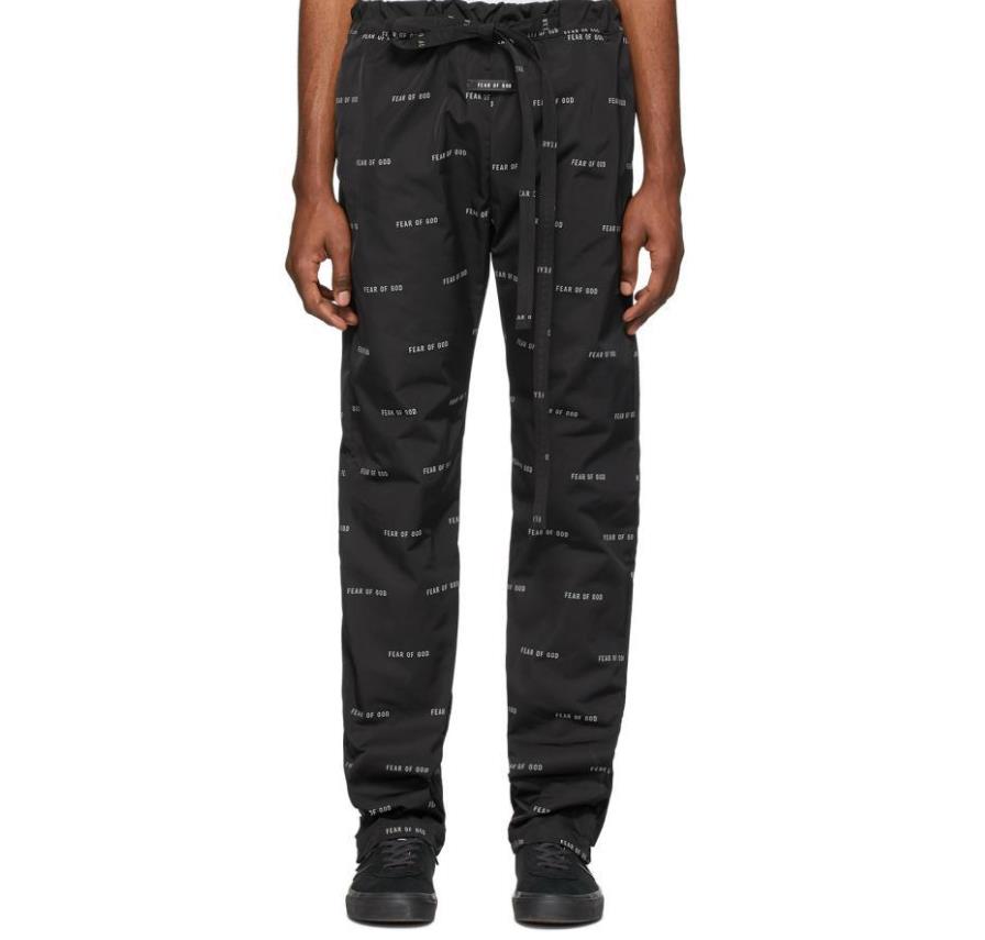 Summer thin print casual pants simple and comfortable high waist elastic strap ankle pants
