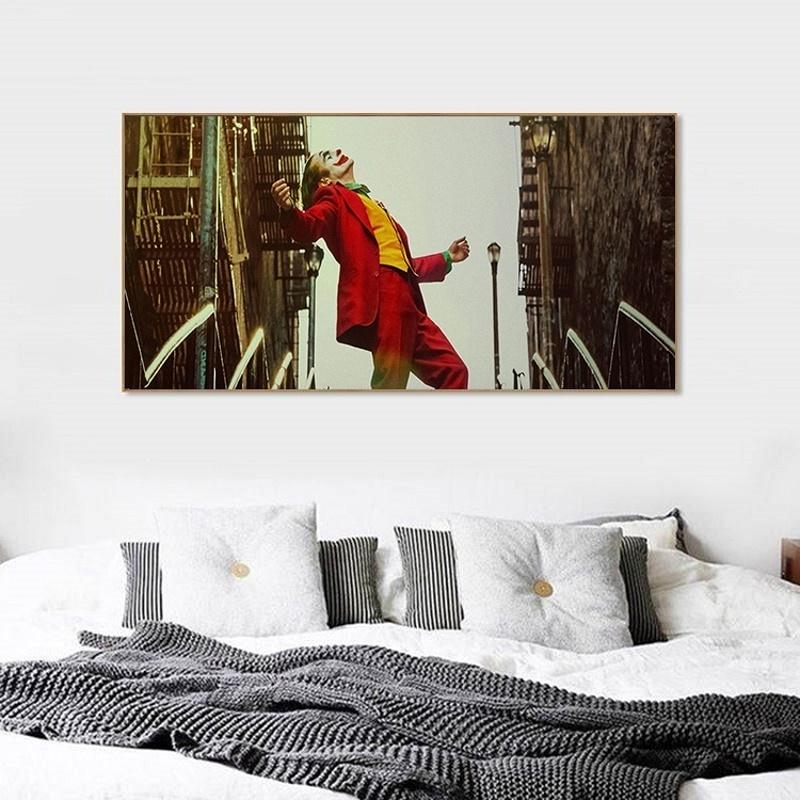 Modern Wall Art Canvas Oil Painting Joaquin Phoenix The Joker Movie Poster Prints Wall Pictures for Living Room Home Decoration Cuadros
Modern Wall Art Canvas Oil Painting Joaquin Phoenix The Joker Movie Poster Prints Wall Pictures for Living Room Home Decoration Cuadros
