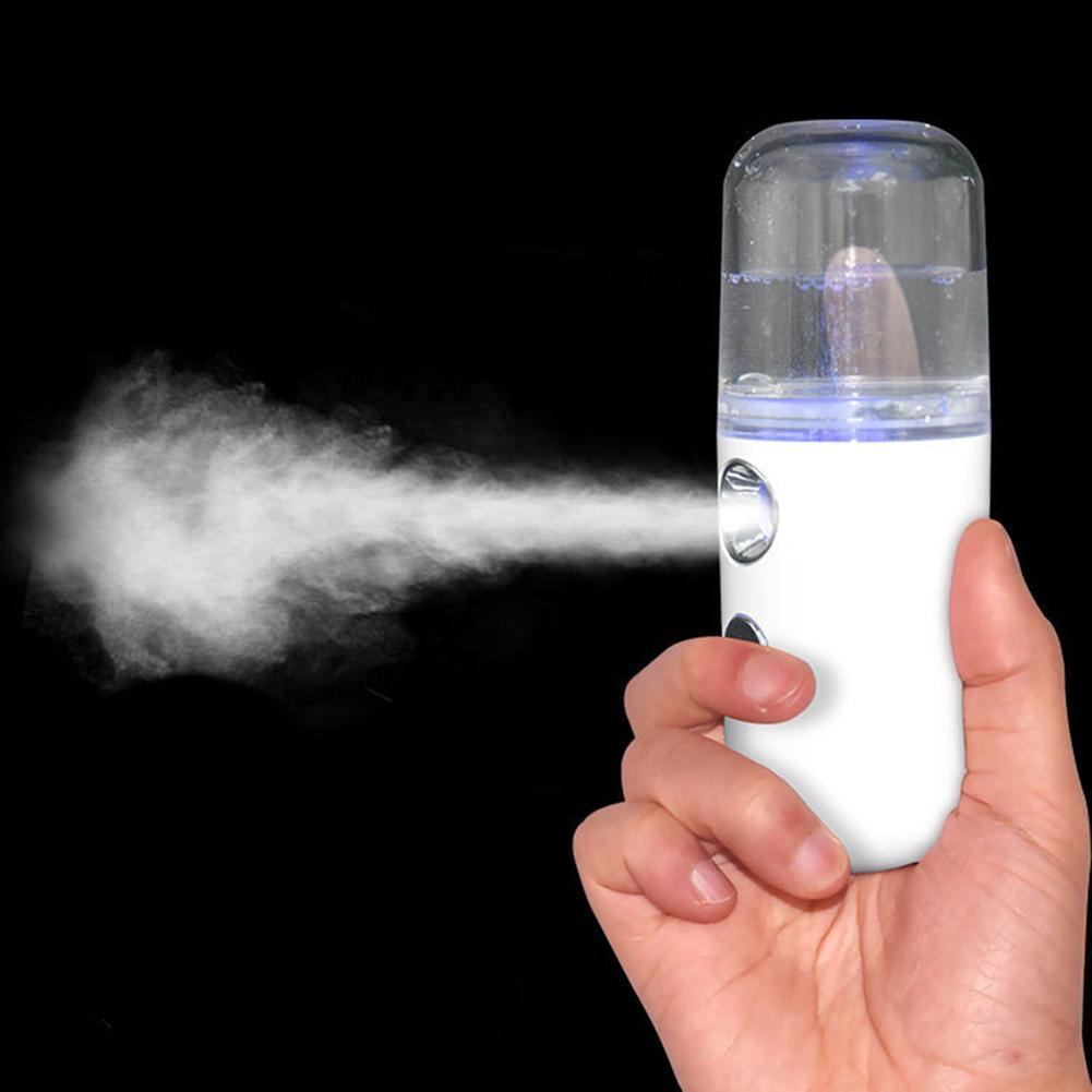 Mist Sprayer Mini 30ml Nano Portable Face Spray Facial Body Steamer Moisturizing Skin Care Humidifier Instruments DHL Free Shipping
