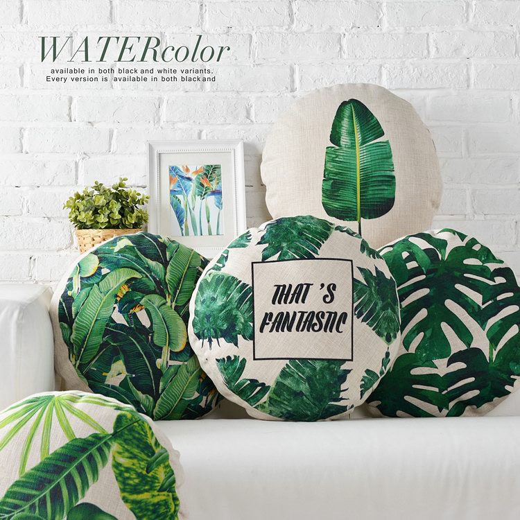 Tropical pillow round decorative pillows cases green pillow linen cotton throw pillows cushion cover Home Decor for sofa, 6 45cm
Tropical pillow round decorative pillows cases green pillow linen cotton throw pillows cushion cover Home Decor for sofa, 6 45cm