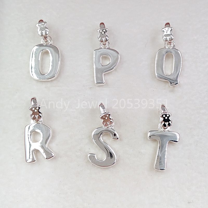 Authentic 925 Sterling Silver pendants Alphabet Letter O-T Pendant In Silver Fits European bear Jewelry Style Gift 914694650
Authentic 925 Sterling Silver pendants Alphabet Letter O-T Pendant In Silver Fits European bear Jewelry Style Gift 914694650