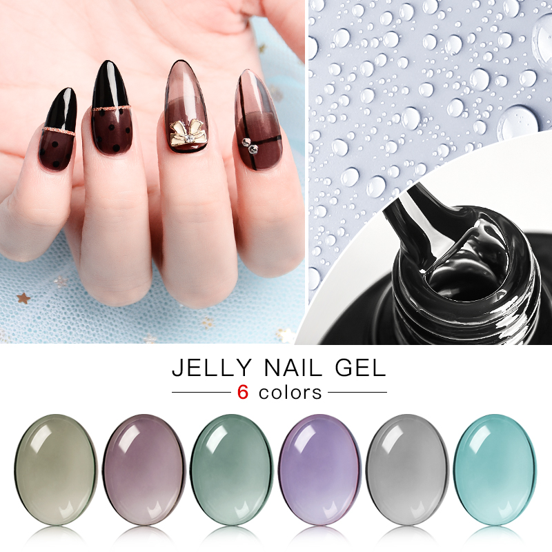 MEET ACROSS 6Pcs Translucent Jelly Nail Gel Set Long Lasting Nail Art Gel Polish Semi-transparent Art Varnish Lacquer
MEET ACROSS 6Pcs Translucent Jelly Nail Gel Set Long Lasting Nail Art Gel Polish Semi-transparent Art Varnish Lacquer