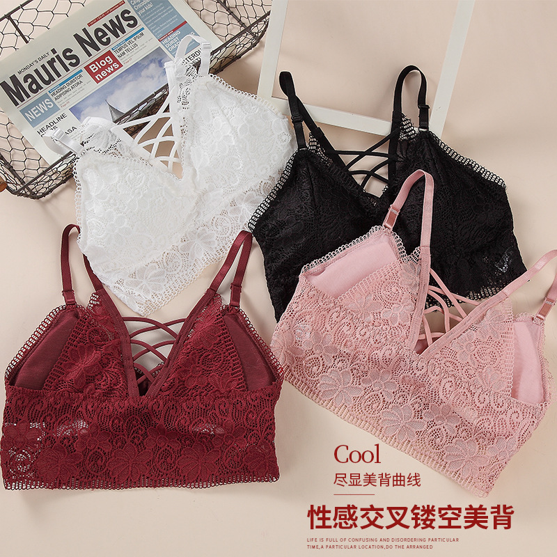 Linbaiway Women Bras Underwear Sexy Lace Seamless Push up Lingerie Daisy Wrapped Chest Underwear Female Camisole Bralette, 01
Linbaiway Women Bras Underwear Sexy Lace Seamless Push up Lingerie Daisy Wrapped Chest Underwear Female Camisole Bralette, 01