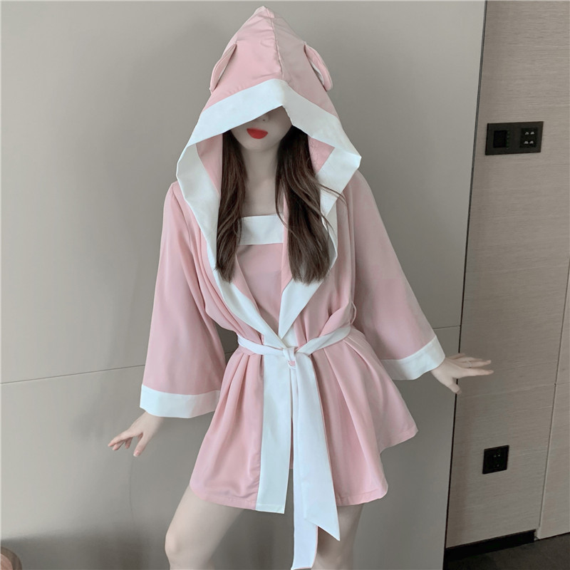 Women Lady Nightgowns Summer Sleepwear Hooded Nightwear Pink Cute Honeymoon Sleepshirt Sleep Lounge Hotel Night Dress Wedding, 1pc suspender only
Women Lady Nightgowns Summer Sleepwear Hooded Nightwear Pink Cute Honeymoon Sleepshirt Sleep Lounge Hotel Night Dress Wedding, 1pc suspender only
