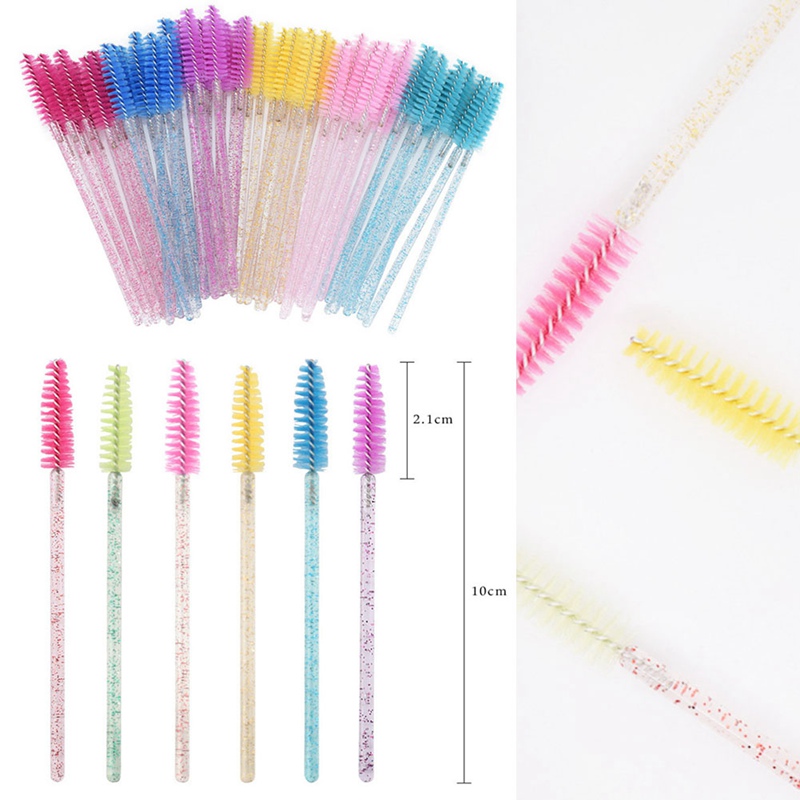 50pcs/bag Crystal Rod Brush Eyelash Extension Cosmetic Disposable Mascara Wands Disposable Eyelash Brush Tools
50pcs/bag Crystal Rod Brush Eyelash Extension Cosmetic Disposable Mascara Wands Disposable Eyelash Brush Tools