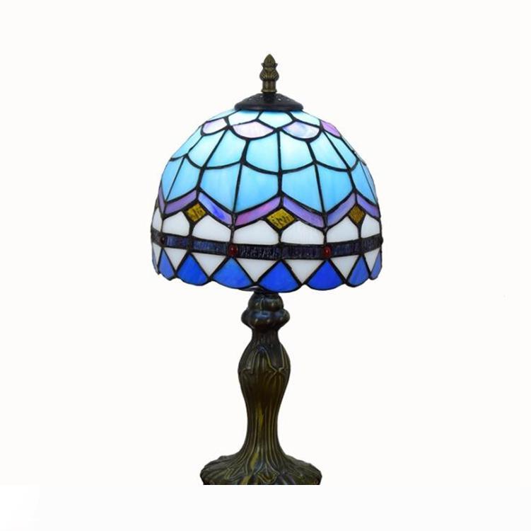 Stained Glass Tiffany Table Lamps Mediterranean Modern Blue Simple Decorative Lamp for Living Room Bedroom Desk Light Fixture
Stained Glass Tiffany Table Lamps Mediterranean Modern Blue Simple Decorative Lamp for Living Room Bedroom Desk Light Fixture