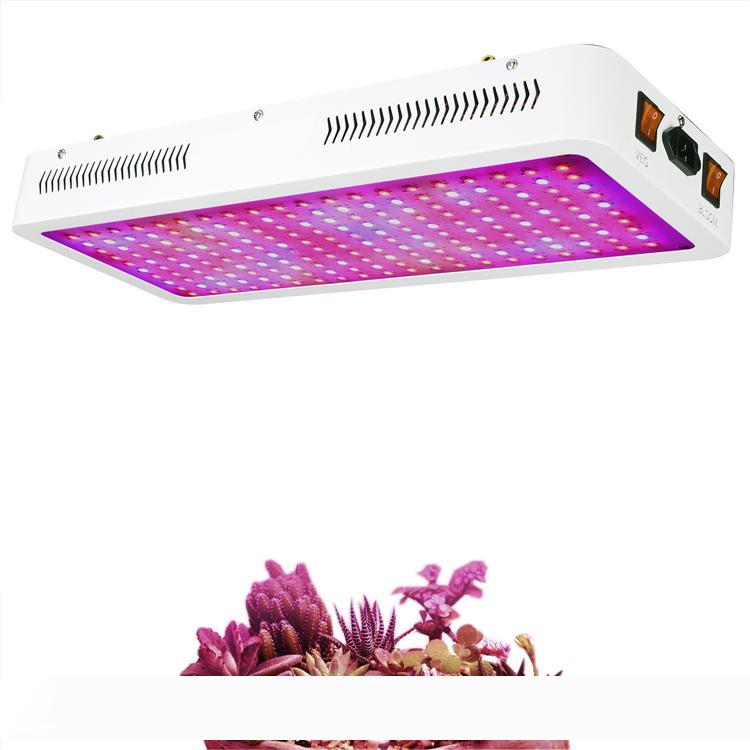 2000W LED Plant Grow Light with Thermometer Humidity Monitor and Adjustable Rope, Full Spectrum Double Switch Plant Light for Indoor Plants
