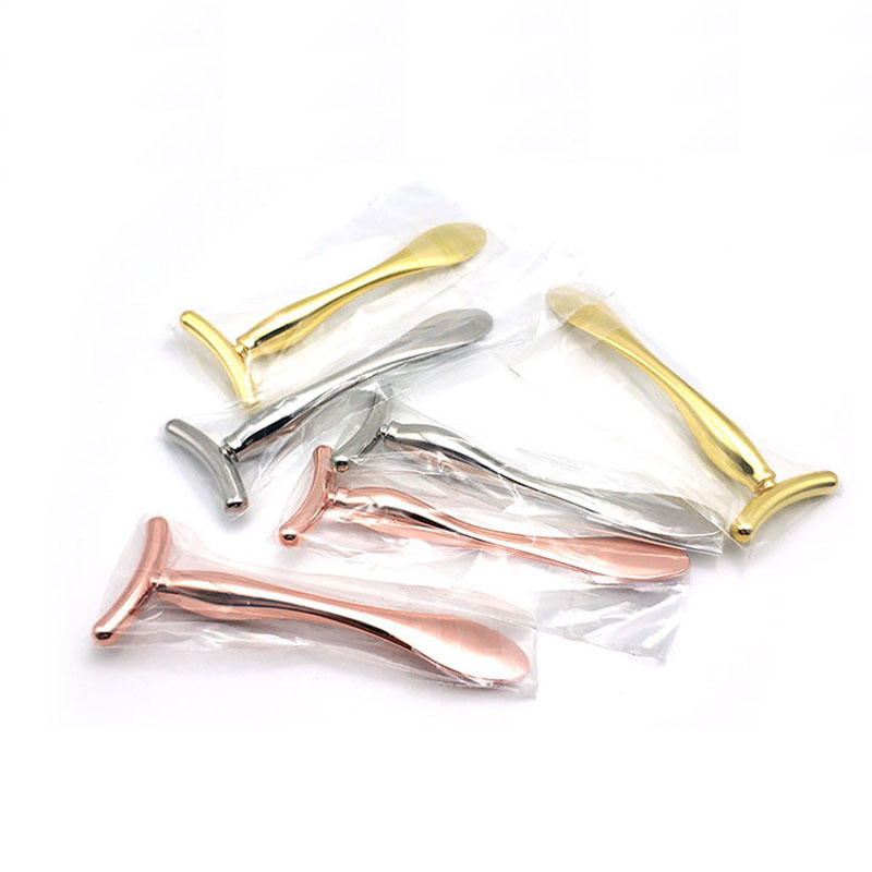 Eye Cream Applicator Spatula Wand Stick Zinc Alloy Massager Tool for Facial Massage Skincare Message Tools
Eye Cream Applicator Spatula Wand Stick Zinc Alloy Massager Tool for Facial Massage Skincare Message Tools