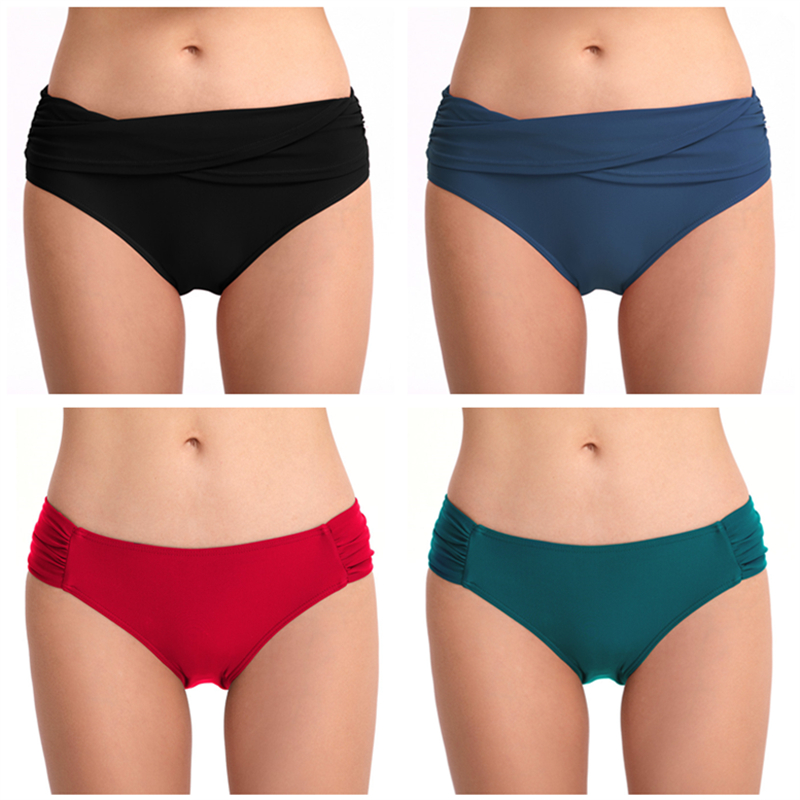 Sexy Women Bikini Bottom Low Waist Briefs Swimwear Plus Size Swim Pants Underwear Ruched Solid Shorts Swimsuit Female Beach Wear
Sexy Women Bikini Bottom Low Waist Briefs Swimwear Plus Size Swim Pants Underwear Ruched Solid Shorts Swimsuit Female Beach Wear
