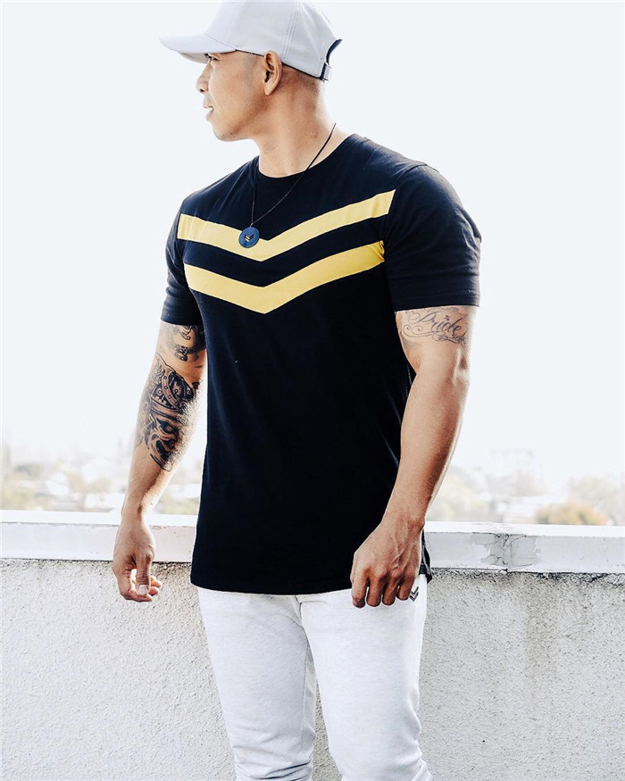 New Men T-shirt Cotton Short Sleeves Black Undershirt Male Solid Stripe Mens Tee Summer Brand Clothing Homme Camiseta Masculina Y024, White
New Men T-shirt Cotton Short Sleeves Black Undershirt Male Solid Stripe Mens Tee Summer Brand Clothing Homme Camiseta Masculina Y024, White