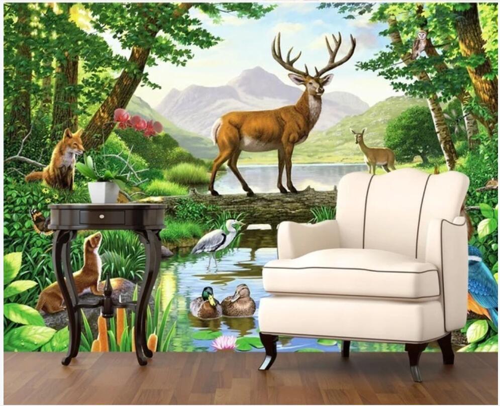 3d wallpaper custom photo mural Fresh spring forest jungle animal elk creek home decor 3d wall murals wallpaper for living room, Non-woven wallpaper
3d wallpaper custom photo mural Fresh spring forest jungle animal elk creek home decor 3d wall murals wallpaper for living room, Non-woven wallpaper