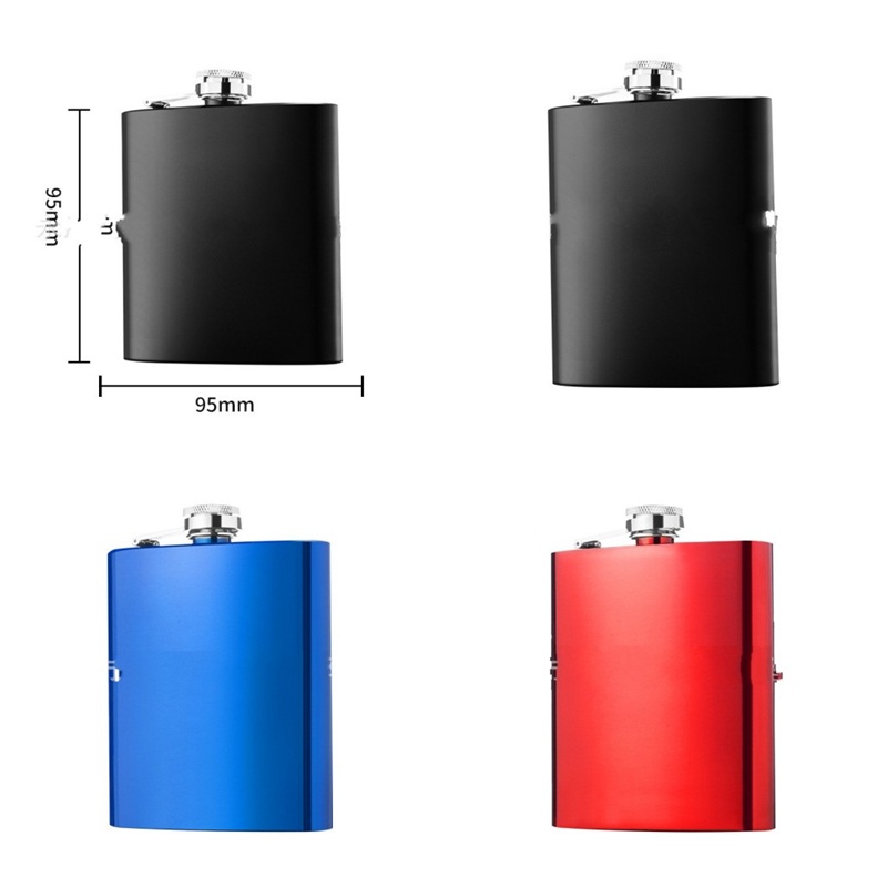 6ounces Wine Pot Hip Flask Paint Matte Black Cup Stainless Steel Bottle Flagon Small Portable Mug Outdoors Indoor Drinking Utensils 7 5at B2
6ounces Wine Pot Hip Flask Paint Matte Black Cup Stainless Steel Bottle Flagon Small Portable Mug Outdoors Indoor Drinking Utensils 7 5at B2