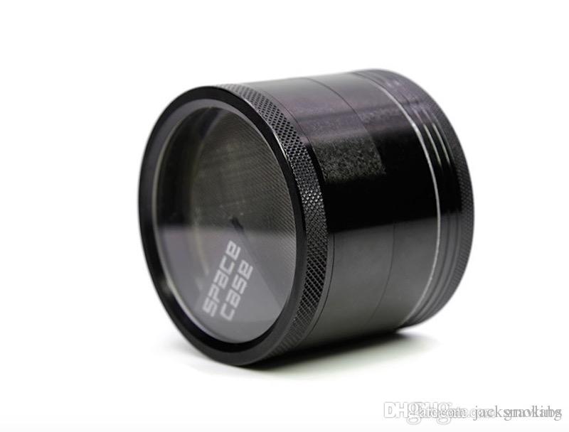 wholesale 63mm 4layer clear bottom Aluminum space case herb Grinder cigarette detector smoking Tobacco Grinder for Dry Herb
wholesale 63mm 4layer clear bottom Aluminum space case herb Grinder cigarette detector smoking Tobacco Grinder for Dry Herb