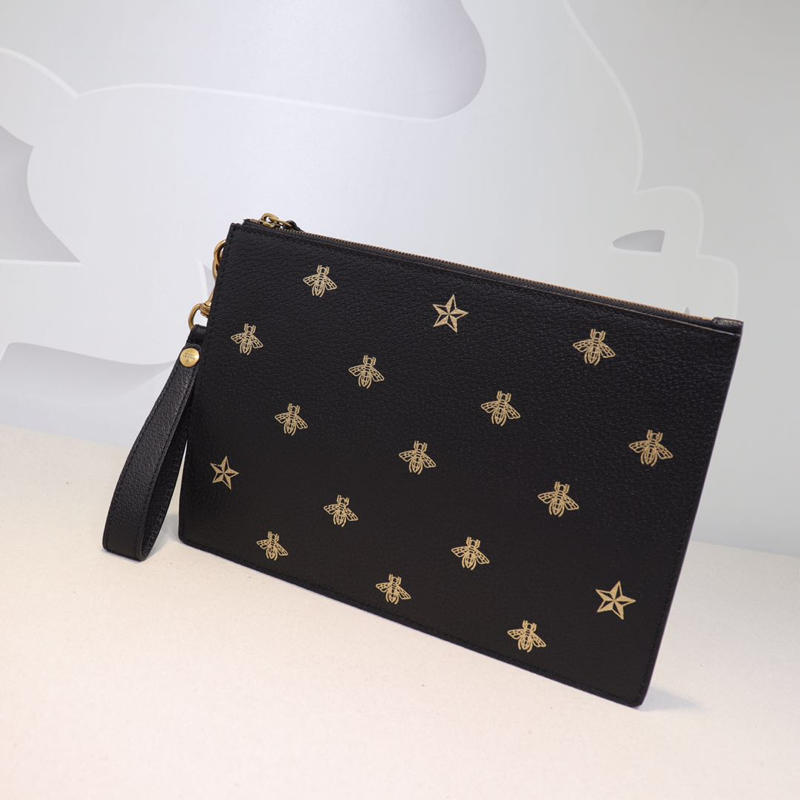 Top quality bags Men Clutch Bags fashion Designer handbags Embroidered bees Genuine leather bag size W31*h21cm model 495066, Black
Top quality bags Men Clutch Bags fashion Designer handbags Embroidered bees Genuine leather bag size W31*h21cm model 495066, Black