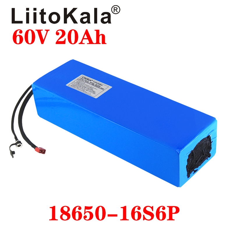 LiitoKala 18650 battery 16S 60V 30Ah 20Ah 25Ah 15ah Lithium ion battery pack 60V electric bike Battery with BMS XT60 XT90
LiitoKala 18650 battery 16S 60V 30Ah 20Ah 25Ah 15ah Lithium ion battery pack 60V electric bike Battery with BMS XT60 XT90