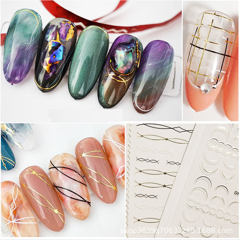 Nail DIY Accessories Nail Applique 3D Adhesive Environmental Sticker Gold Silver Decoration Tool Sticker US EU Brand Style Decals, As pic
Nail DIY Accessories Nail Applique 3D Adhesive Environmental Sticker Gold Silver Decoration Tool Sticker US EU Brand Style Decals, As pic
