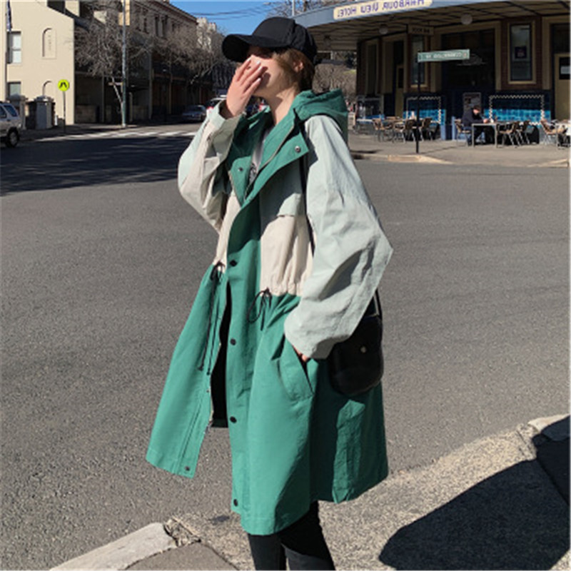 fashion Windbreaker Women' 2020 new Korean loose Spring Autumn fashion Slim Casual Long Trench Coats With Belt b476, Photo color
fashion Windbreaker Women' 2020 new Korean loose Spring Autumn fashion Slim Casual Long Trench Coats With Belt b476, Photo color