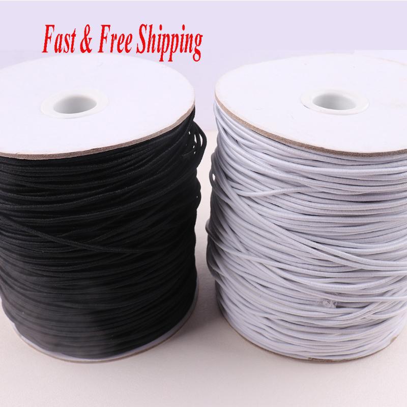 Elastic Band Sewing 2mm Black/White Color Elastic Cord Rope Sewing Crafts DIY Mask Bedspread Cuff Fast and Free Shipping, Black 50y
Elastic Band Sewing 2mm Black/White Color Elastic Cord Rope Sewing Crafts DIY Mask Bedspread Cuff Fast and Free Shipping, Black 50y