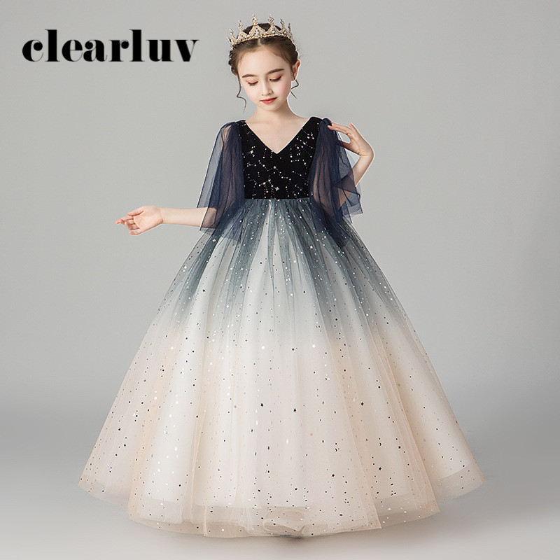 Flower Girl Dresses for Weddings B038 Half Sleeve Sequins Princess Dresses Elegant 2020 New V-Neck Zipper Tulle Girls Ball Gown, Champagne
Flower Girl Dresses for Weddings B038 Half Sleeve Sequins Princess Dresses Elegant 2020 New V-Neck Zipper Tulle Girls Ball Gown, Champagne