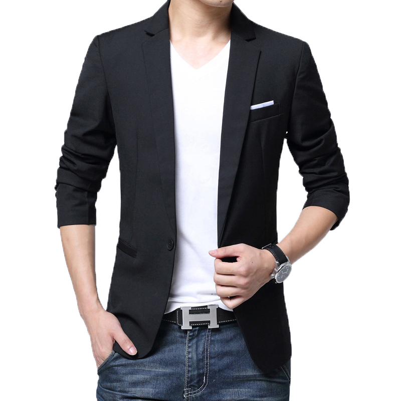 BROWON Spring Autumn Dress Jacket Men Slim Fit Suit Jacket One Button Pocket Solid Color Plus Size Party Wedding Jackets Men, Black blazer
BROWON Spring Autumn Dress Jacket Men Slim Fit Suit Jacket One Button Pocket Solid Color Plus Size Party Wedding Jackets Men, Black blazer