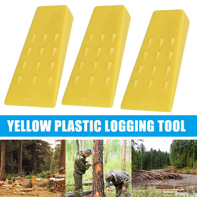 5/8 Inch Plastic Yellow Wedges Chainsaw Parts For Logging Falling Cutting Cleaving Tool
5/8 Inch Plastic Yellow Wedges Chainsaw Parts For Logging Falling Cutting Cleaving Tool