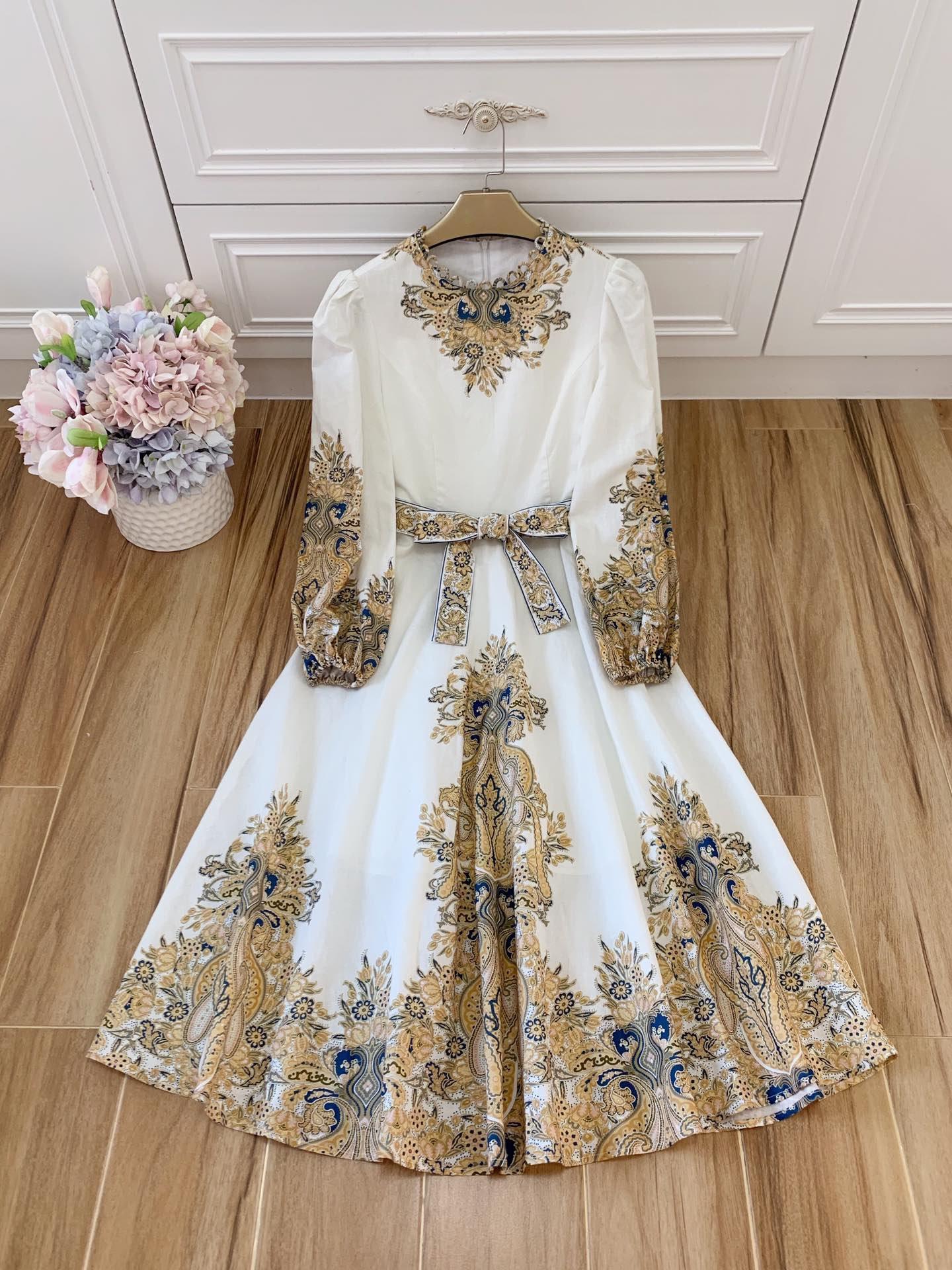 2020 summer new fashion romantic elegant wind wind wind lace collection waist print lace round collar cotton dress, Multi
2020 summer new fashion romantic elegant wind wind wind lace collection waist print lace round collar cotton dress, Multi