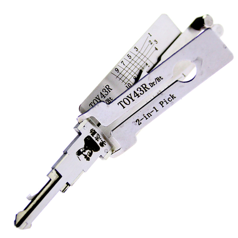 Original LISHI TOY43R 2 in 1 Auto Pick and Decoder Locksmith Tool Auto Pick Sets Tools
Original LISHI TOY43R 2 in 1 Auto Pick and Decoder Locksmith Tool Auto Pick Sets Tools